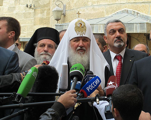 Патриарх в Святой земле, ноябрь 2012 года