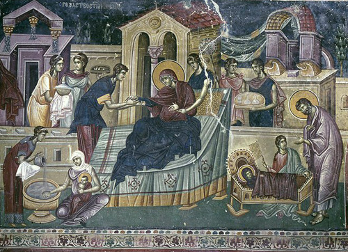 Рождество Пресвятой Богородицы, фреска
