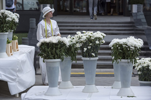 благотворительная акция Белый цветок 2013, фото
